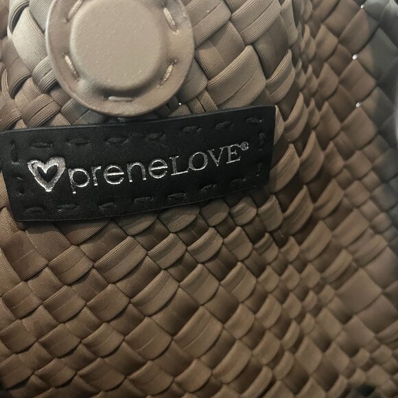 Prene Love Large Woven Tote - Buff Color - Excellent Condition - Picture 2 of 8